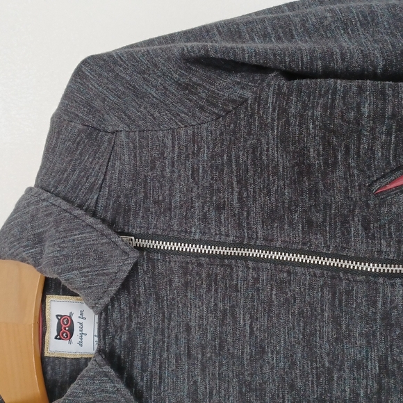 ✨3/$25✨ Gymboree Girls Heathered Grey Light Jacket - S 5-6 - Picture 3 of 9